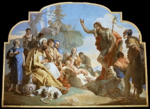 John the Baptist Preaching, by Giambattista Tiepolo