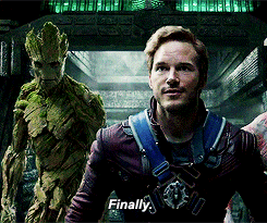 gif of Chris Pratt in Guardians of the Galaxy saying finally