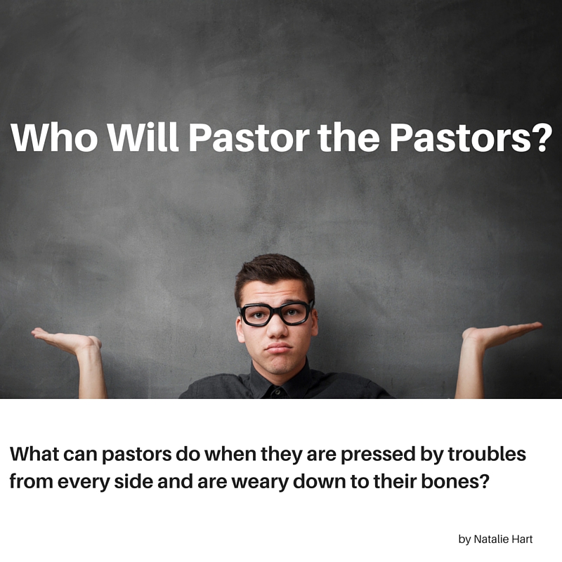 a graphic of a shrugging young man, with the words Who Will Pastor the Pastors?