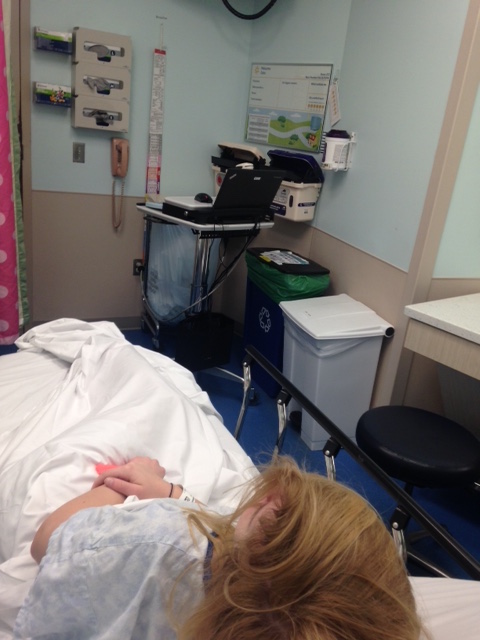 my child in the E.R.